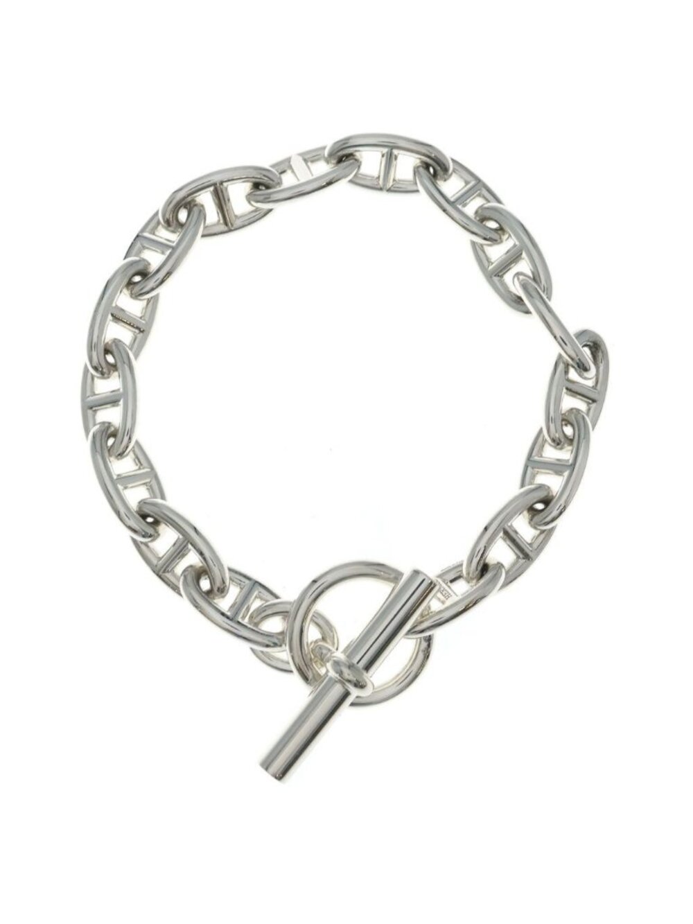 Hermes Chaine D'ancre GM 16 Links Bracelet Silver